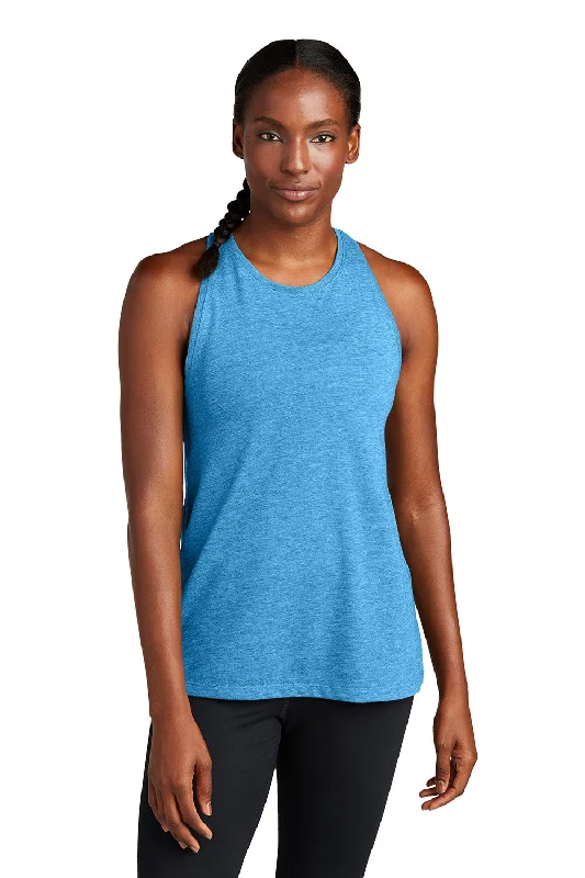 Women's Professional Attire Sport-Tek Womens Moisture Wicking Tank Top - Heather Pond Blue