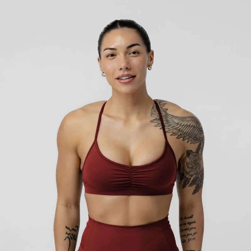 Seasonal Clearance Strive Bra - Ember Red