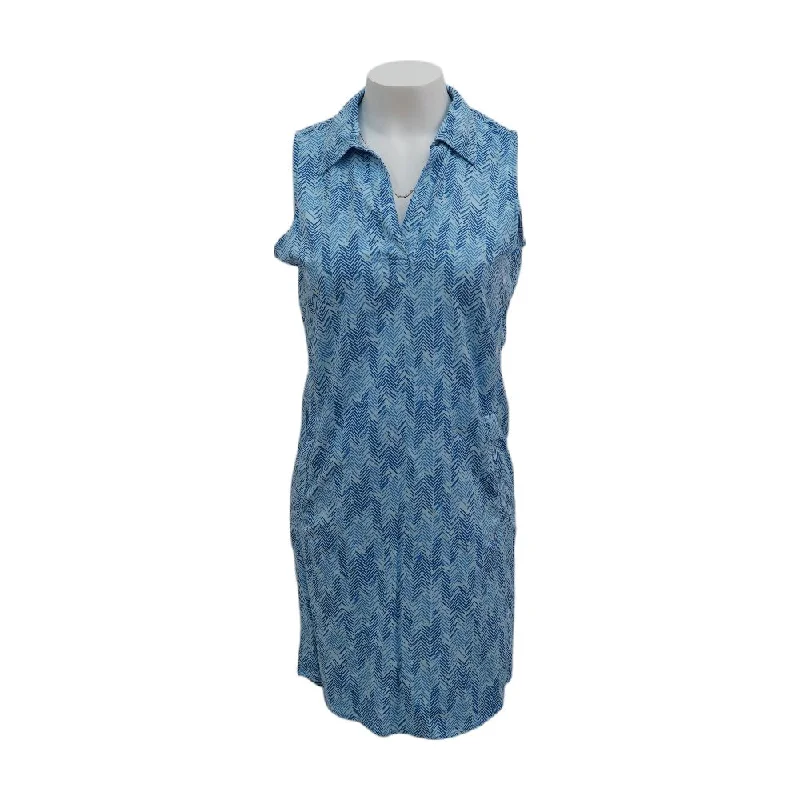 Affordable Women's Clothes Blue Misc Midi Dress