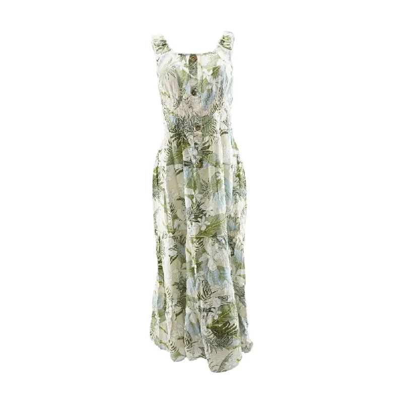 Bid Farewell To The Old Season Multi Tropical Maxi Dress