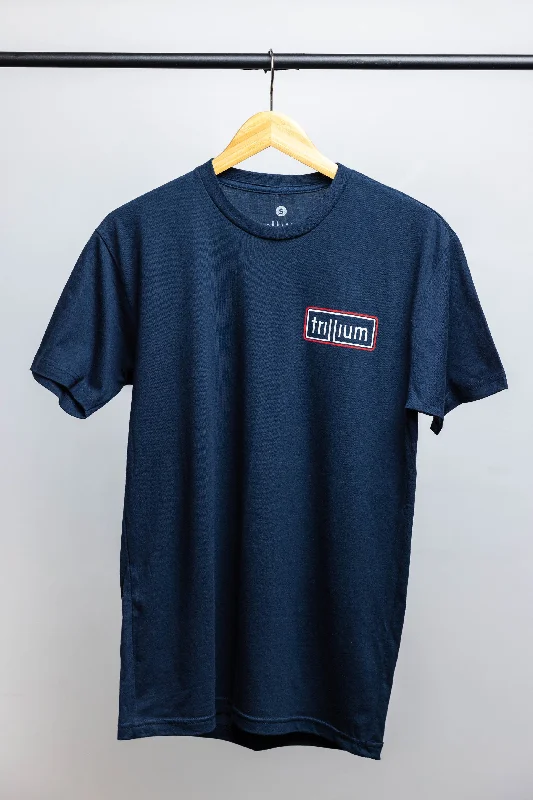 Women's Comfortable Garments Parallel Box T-Shirt Navy