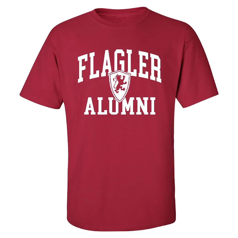 Women's Loungewear Clothes Crimson Flagler Shield Alumni T-Shirt