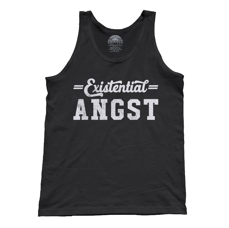 Women's Professional Garments Unisex Existential Angst Tank Top - Funny Existentialism Shirt